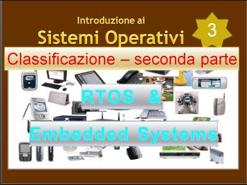 Sistemi Operativi ITA 03: classificazione - seconda parte
