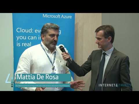 Mattia de Rosa, Microsoft: il mondo dell&#039; IoT ruota intorno alla rete dei partner